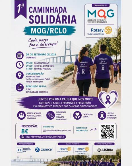 1&ordf; Caminhada Solid&aacute;ria MOG e RCL-O