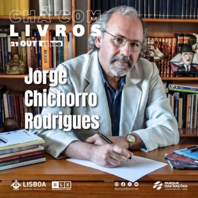 &ldquo;Ch&aacute; com livros&rdquo; recebe Jorge Chichorro Rodrigues
