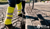 Limpeza de caleiras na Alameda dos Oceanos