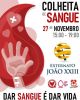 Colheita de sangue dia 27 de novembro no Externato João XXIII
