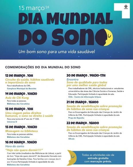 Dia Mundial do Sono comemora-se a 15 de mar&ccedil;o