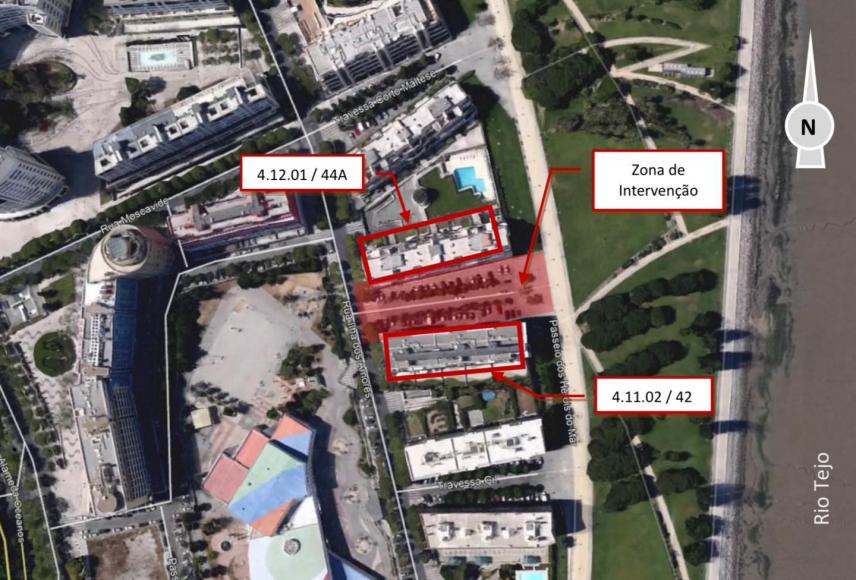 Obras consolida&ccedil;&atilde;o solos Travessa Sinbad