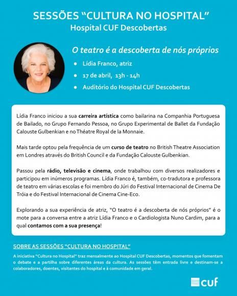 "Cultura no Hospital" no CUF Descobertas