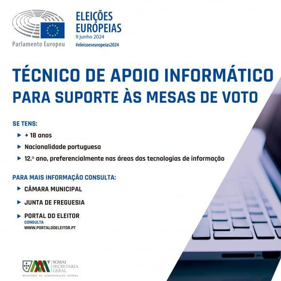 T&eacute;cnicos de Apoio Inform&aacute;tico procuram-se