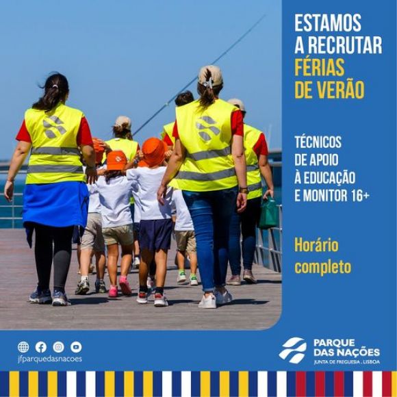 Estamos a recrutar monitores para o m&ecirc;s de agosto