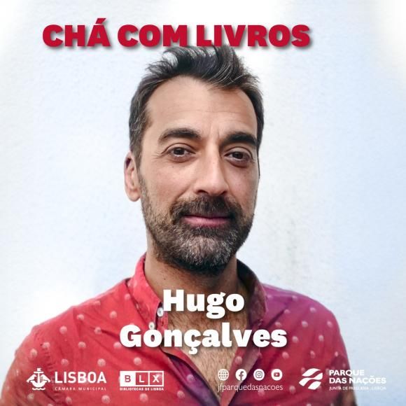 É já amanhã 'Chá com livros' e com Hugo Gonçalves