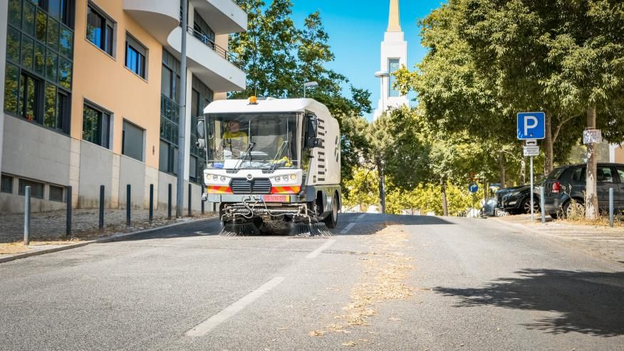 Varredora na Rua do Ganges