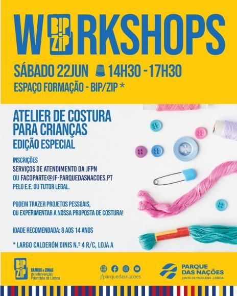 Atelier de Costura para Crian&ccedil;as
