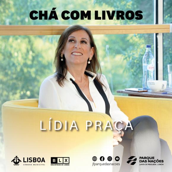 Ch&aacute; com Livros recebe L&iacute;dia Pra&ccedil;a