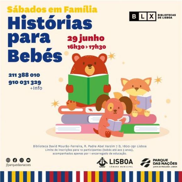 Hist&oacute;rias para beb&eacute;s na Biblioteca David Mour&atilde;o-Ferreira