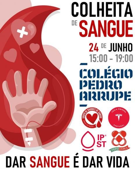 Recolha de sangue dia 24 de junho
