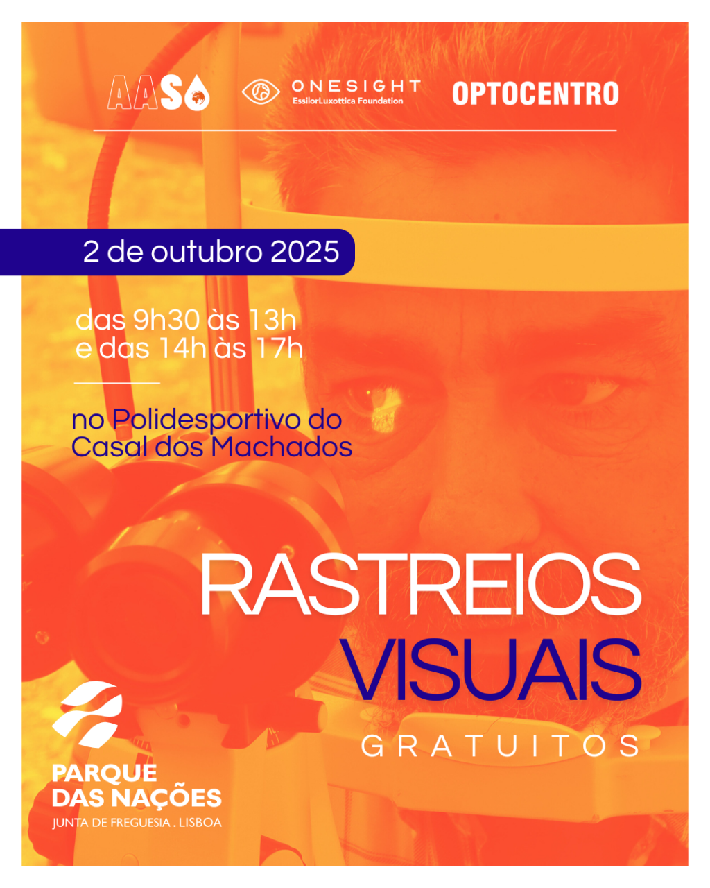 Rastreio visual aberto à comunidade