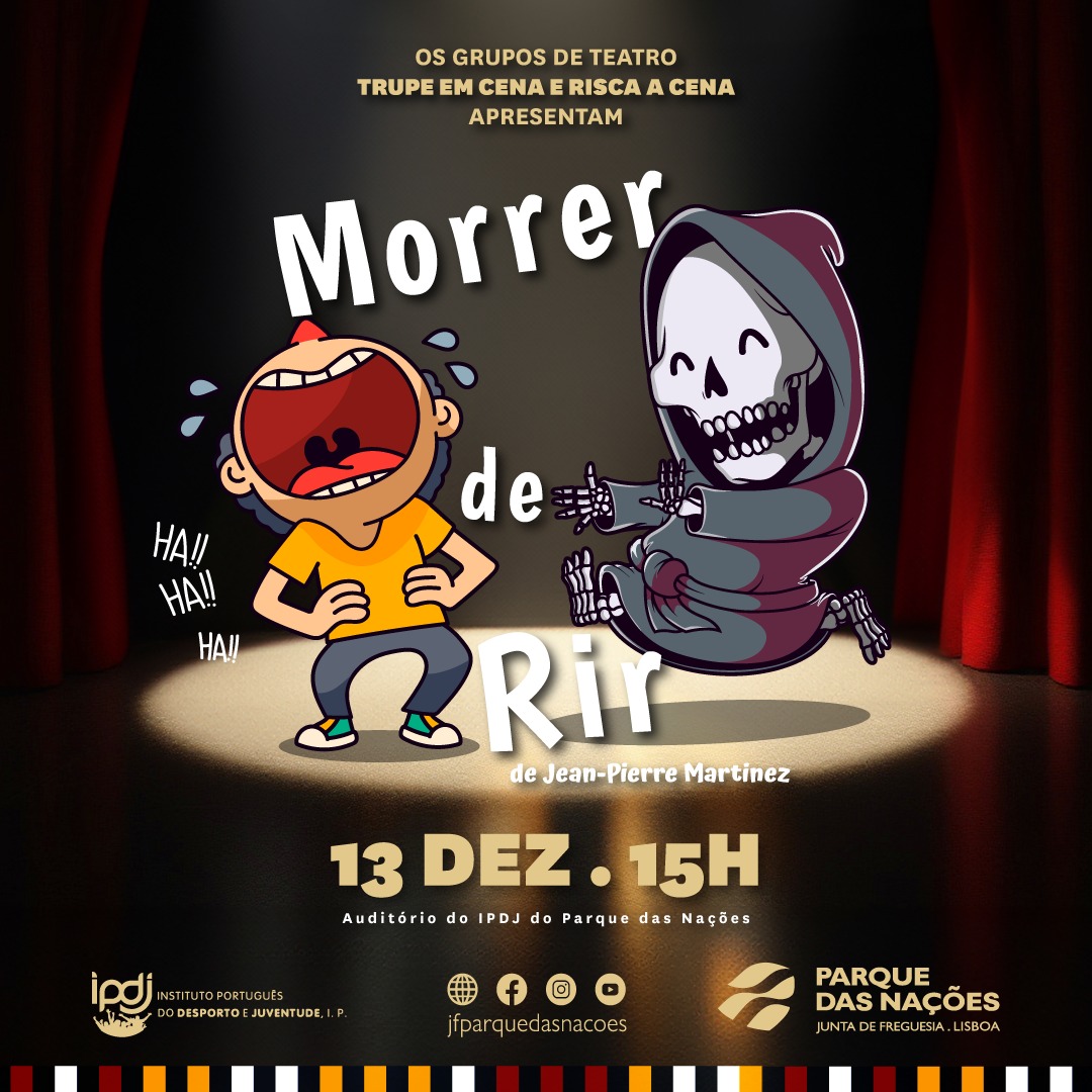 Teatros infantil e juvenil apresentam “Morrer de Rir”