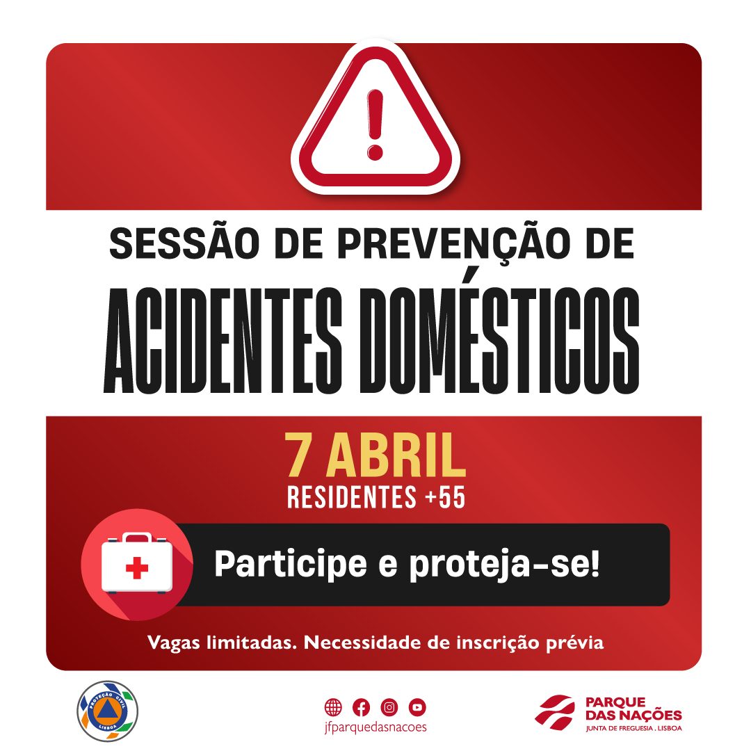 Sess&atilde;o de preven&ccedil;&atilde;o de acidentes dom&eacute;sticos