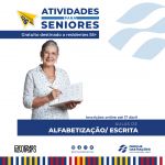 Aulas de escrita e alfabetiza&ccedil;&atilde;o 55+ - INSCRI&Ccedil;&Otilde;ES