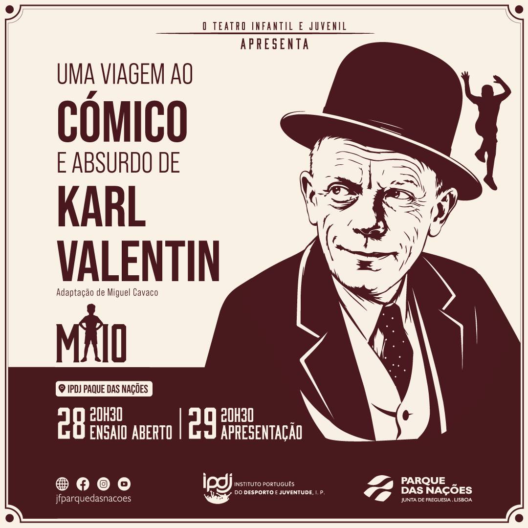 Teatros infantil e juvenil representam Karl Valentin - Ensaio Aberto