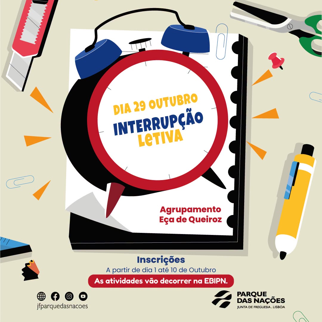 Interrup&ccedil;&atilde;o letiva a 29 de outubro