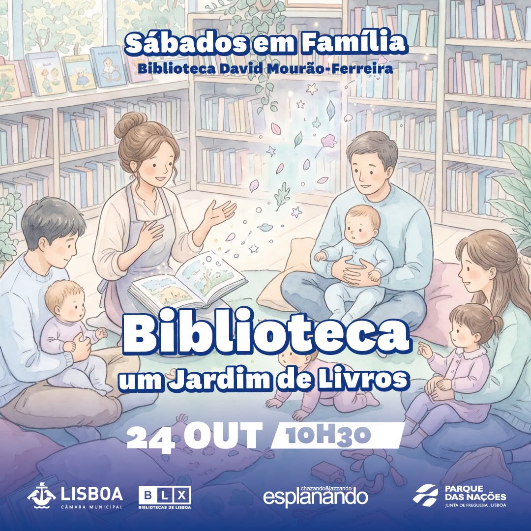 Jardim de livros no &ldquo;S&aacute;bados em Fam&iacute;lia&rdquo;